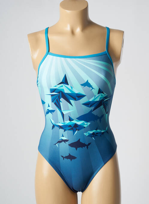 Costum de baie dintr-o singură piesă albastru FUNKITA femeie