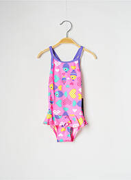 Costum de baie dintr-o singură piesă imprimeu animal roz FUNKITA fille