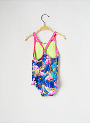 Costum de baie dintr-o singură piesă imprimeu tie and dye albastru FUNKITA fată