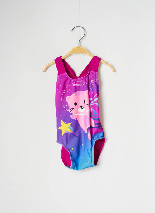 Costum de baie dintr-o singură piesă violet SPEEDO fată