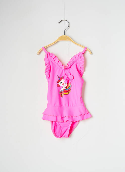 Costum de baie dintr-o singură piesă roz HAUTE PRESSION fată