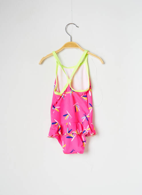Costum de baie dintr-o singură piesă roz FUNKITA fată