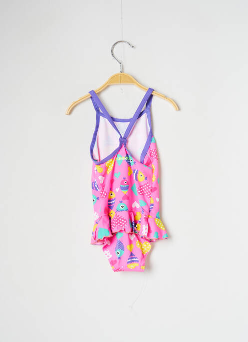 Costum de baie dintr-o singură piesă roz FUNKITA fată