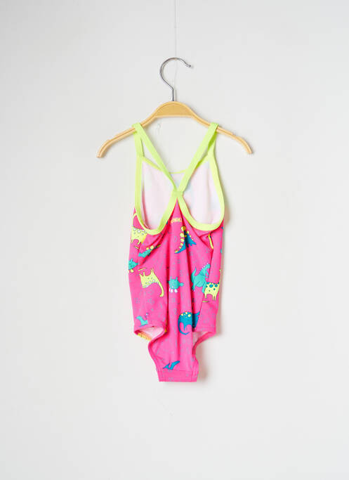 Costum de baie dintr-o singură piesă roz FUNKITA fată