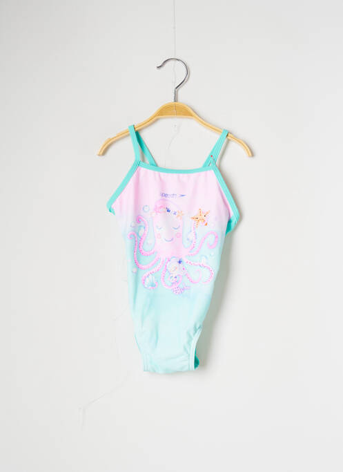 Costum de baie dintr-o singură piesă albastru SPEEDO fată