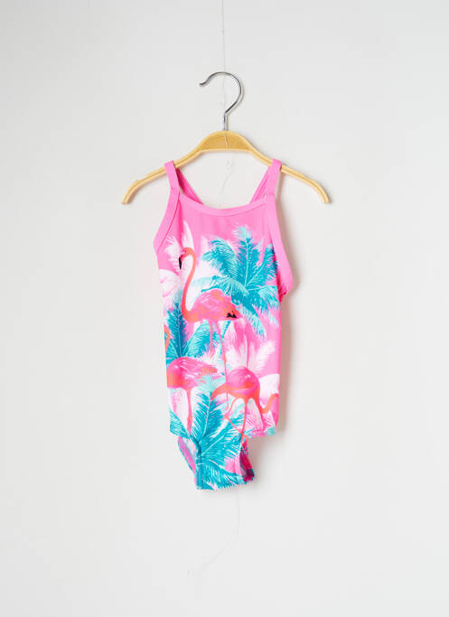 Costum de baie dintr-o singură piesă roz FUNKITA fată