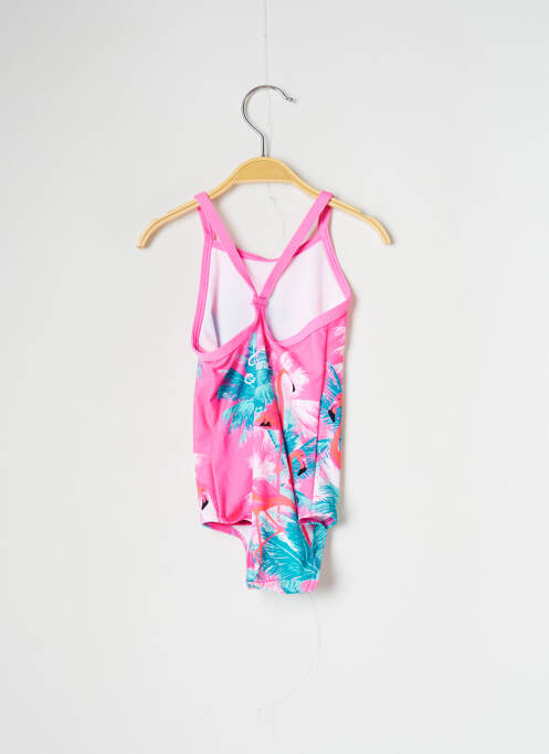 Costum de baie dintr-o singură piesă roz FUNKITA fată