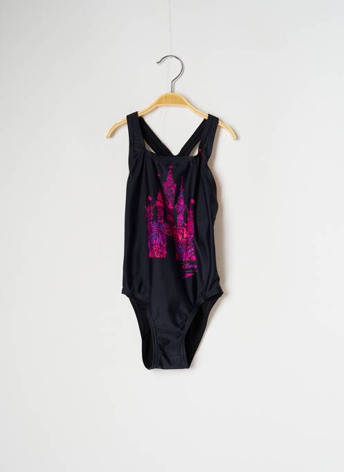 Costum de baie dintr-o singură piesă negru SPEEDO fată