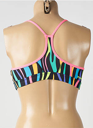Sutien de costum de baie elasticitate sutiene negru FUNKITA femeie