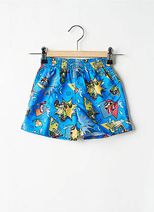 Șort de baie efect material satinat albastru SPEEDO băiat