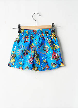 Șort de baie efect material satinat albastru SPEEDO băiat