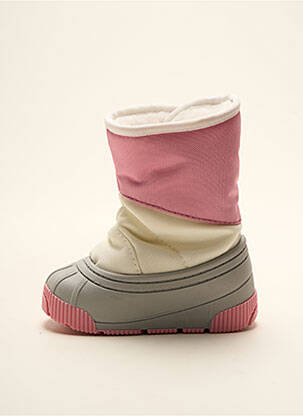 Botine/ghete material neted vârf rotund roz CMP fată