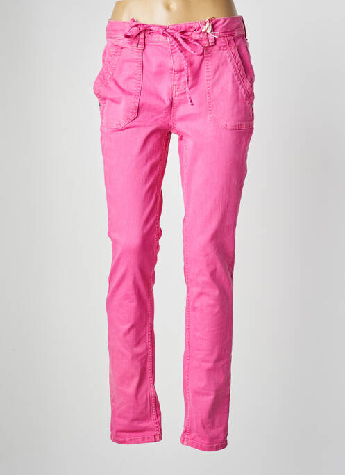 Blugi cu croială slim roz STREET ONE femeie