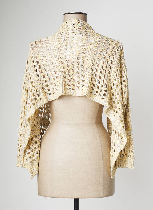 Vestă cu mâneci lungi bej CINZIA CALDI femeie