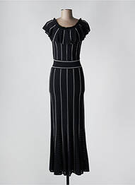 Rochie lungă mâneci scurte mâneci scurte negru JOSEPH RIBKOFF femeie