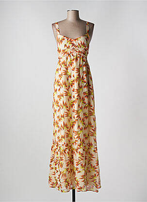 Rochie lungă bej MÊME ROAD femeie