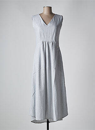 Rochie lungă gri CINZIA CALDI femeie