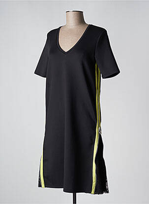 Rochie midi mâneci scurte mâneci scurte negru SPORTALM femeie