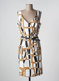 Rochie midi fără mâneci fără mâneci bej CAROLINE BISS femme