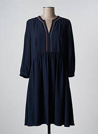 Rochie midi mâneci 3/4 mâneci 3/4 albastru TOMMY HILFIGER femeie