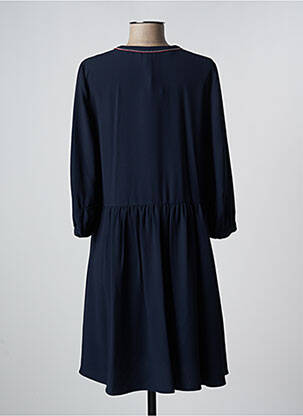 Rochie midi mâneci 3/4 mâneci 3/4 albastru TOMMY HILFIGER femeie
