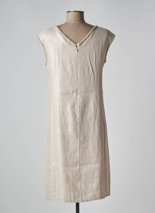 Rochie midi bej CINZIA CALDI femeie