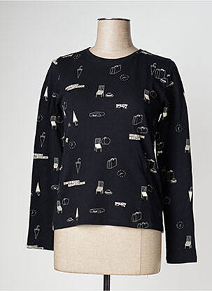 Top negru NICE THINGS femeie