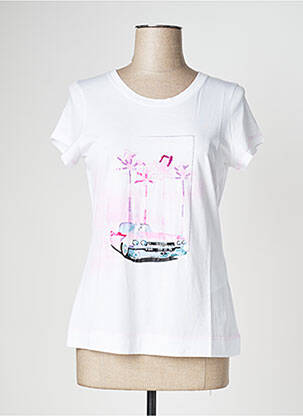 Top alb SPORTALM femeie