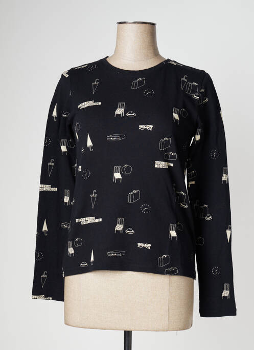 Top negru NICE THINGS femeie