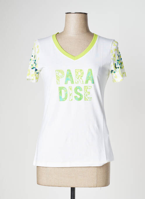 Top alb SPORTALM femeie