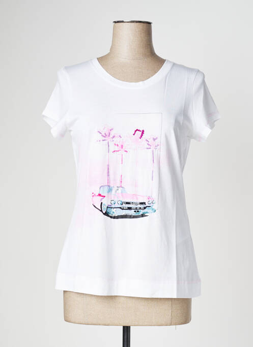 Top alb SPORTALM femeie