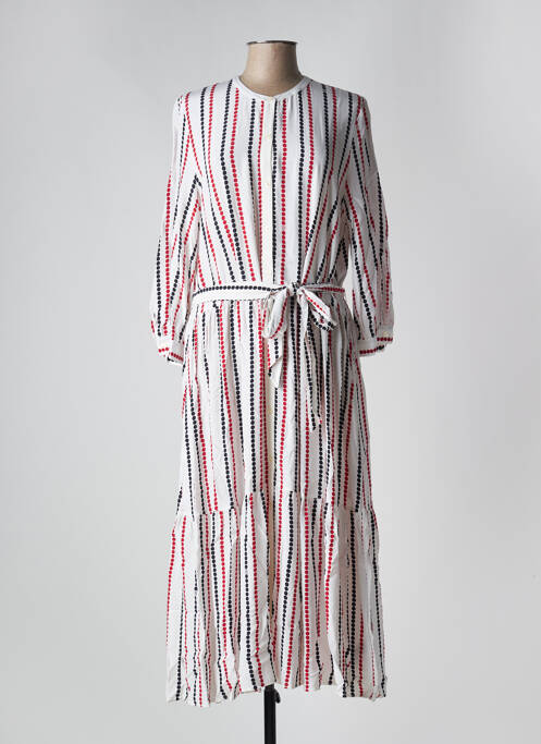 Rochie midi bej TOMMY HILFIGER femeie