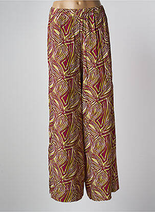 Pantalon larg roșu MÊME ROAD femeie