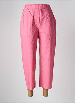 Pantalon trei sferturi roz MÊME ROAD femeie