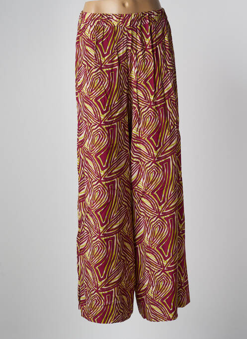 Pantalon larg roșu MÊME ROAD femeie