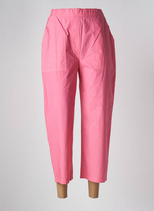 Pantalon trei sferturi roz MÊME ROAD femeie