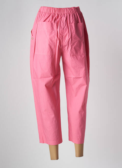 Pantalon trei sferturi roz MÊME ROAD femeie