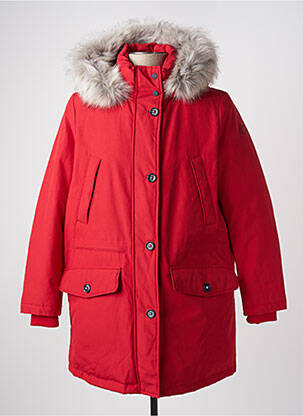 Parka mansete cu margini elastice cu glugă roșu TOMMY HILFIGER bărbat