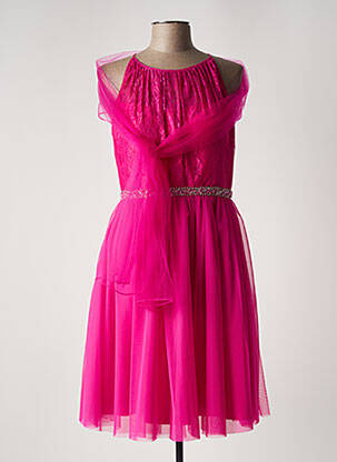 Rochie midi roz FASHION NEW YORK femeie