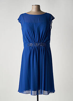 Rochie midi albastru FASHION NEW YORK femeie