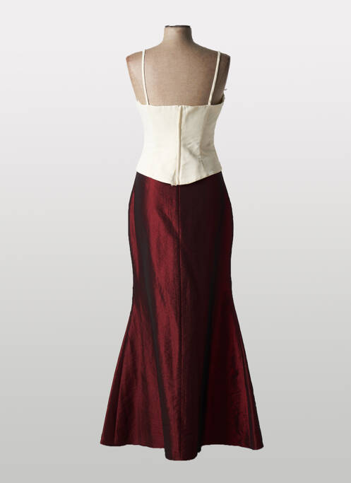 Set fustă închidere cu fermoar sub clapetă cu cârlig roșu MISS FILI femme