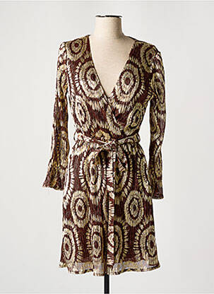 Rochie scurtă bej RUE DES ABBESSES femeie