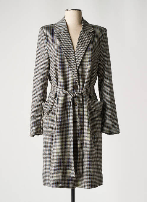 Palton lung albastru PAKO LITTO femeie