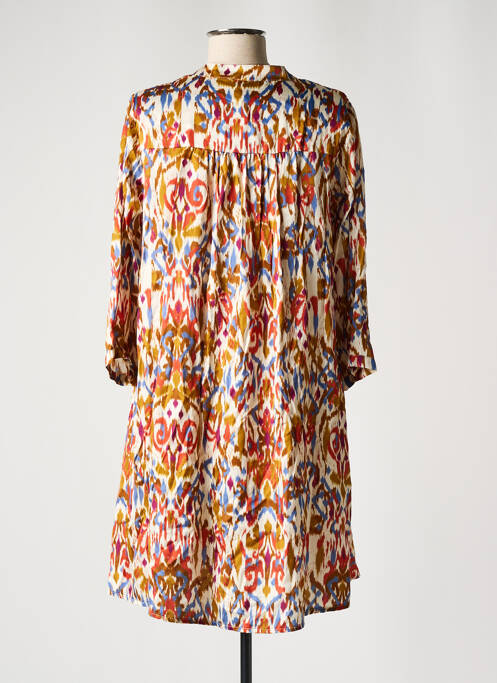 Rochie scurtă maro PAKO LITTO femeie