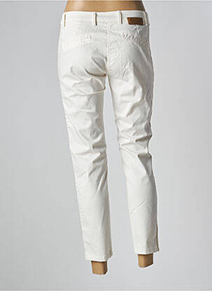 Pantalon chino broderie galoni laterali talie joasă bej PAKO LITTO femeie