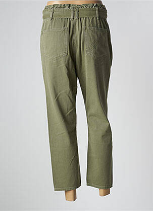 Pantalon 7/8 talie înaltă talie înaltă verde NAGEV femeie