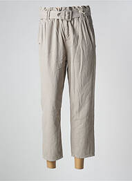 Pantalon 7/8 talie înaltă talie înaltă gri NAGEV femeie