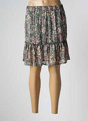 Fustă scurtă verde LES PETITES FLEURS femeie