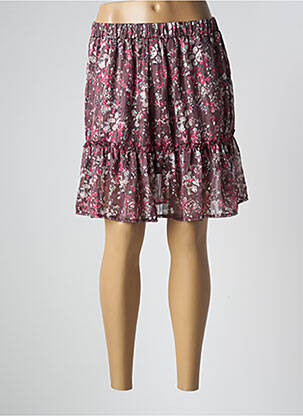 Fustă scurtă violet LES PETITES FLEURS femeie