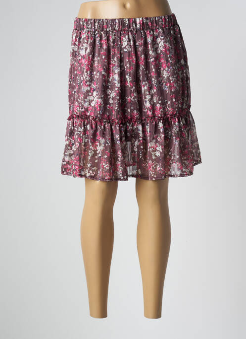 Fustă scurtă violet LES PETITES FLEURS femeie